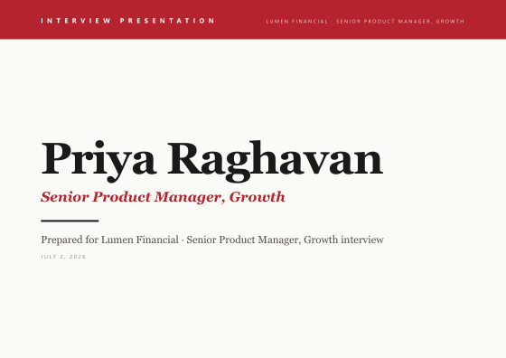 Interview presentation (magazine)