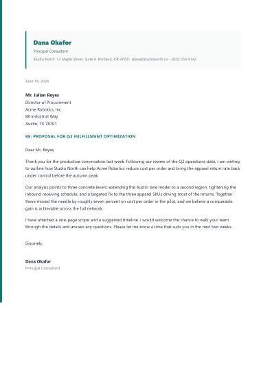 Letter (modern)